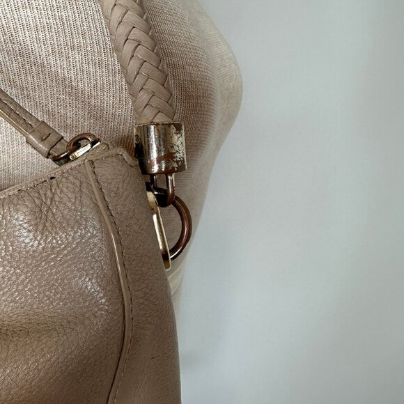 Cole Haan Women's Benson Hobo Leather Shoulder Bag Sandstone Color - Picture 5 of 12